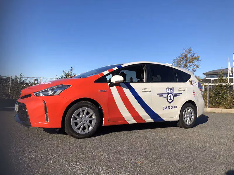 How many vehicles does Bergen taxi have?