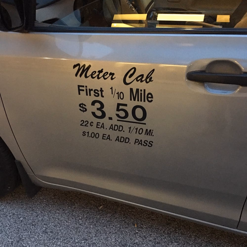 How does the taxi fare calculator work in St Louis MO?