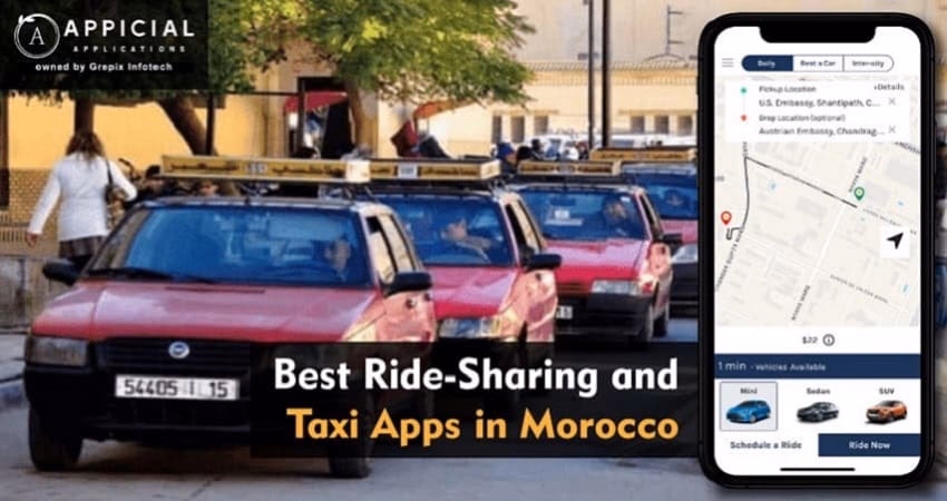 What is a ride sharing taxi app in Morocco?