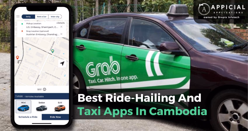Is there a taxi app in Phnom Penh?