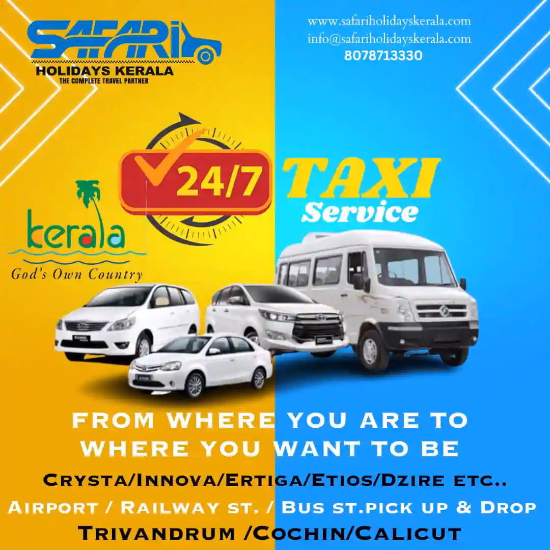 How to book a taxi in Kerala?