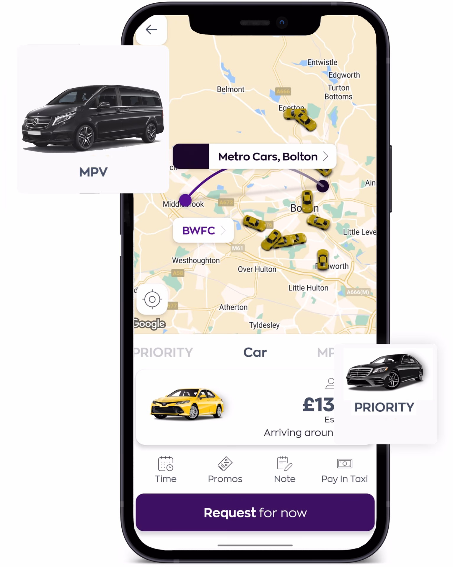 What are the best taxi services in Bolton?