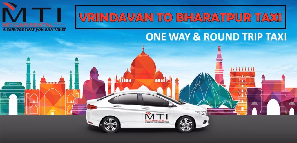 What is the lowest taxi fare from Delhi to Vrindavan?