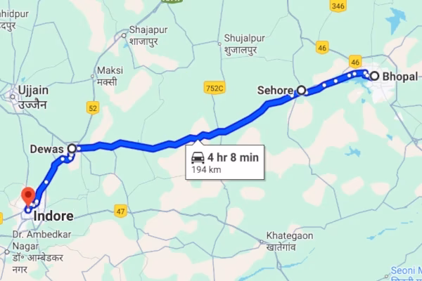 Is there a bus from Bhopal to Indore?