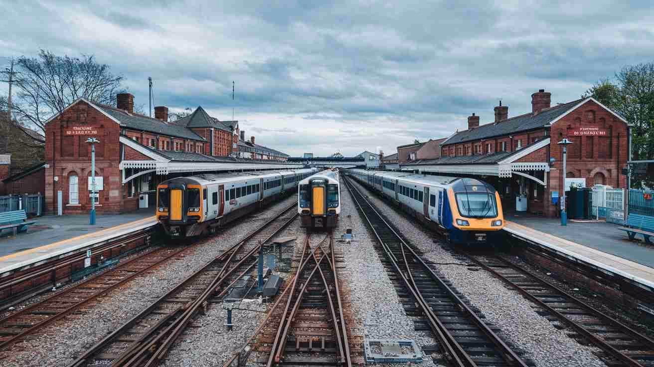 How long does it take to get from Bicester North to Bicester Village?