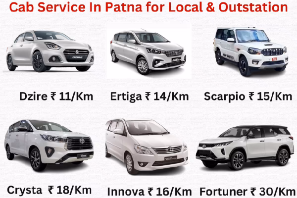 Why is taxi service unorganized in Bihar?