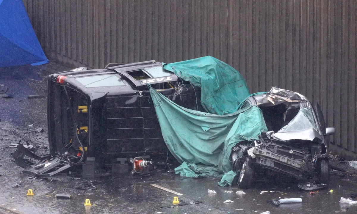 How many people died in a car crash in West Midlands?