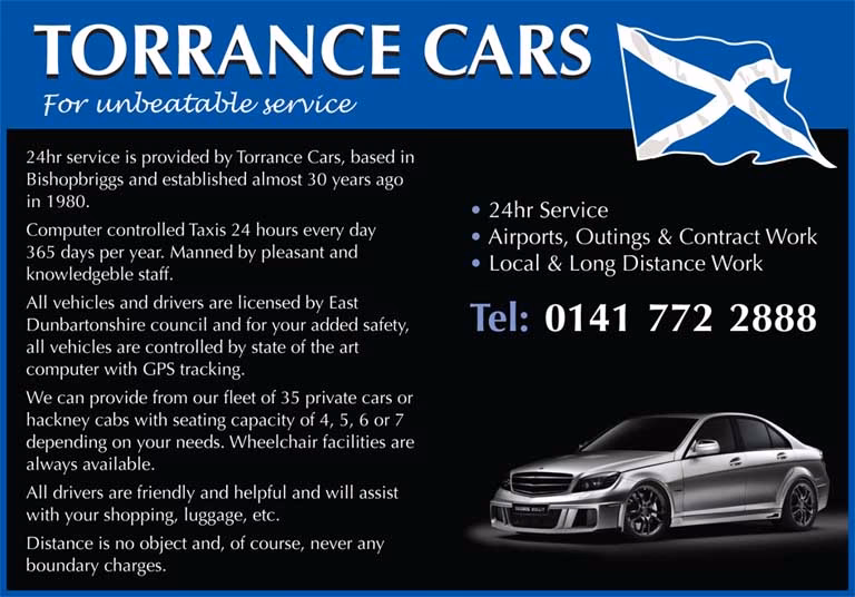 How does East Dunbartonshire Toa taxi service work?
