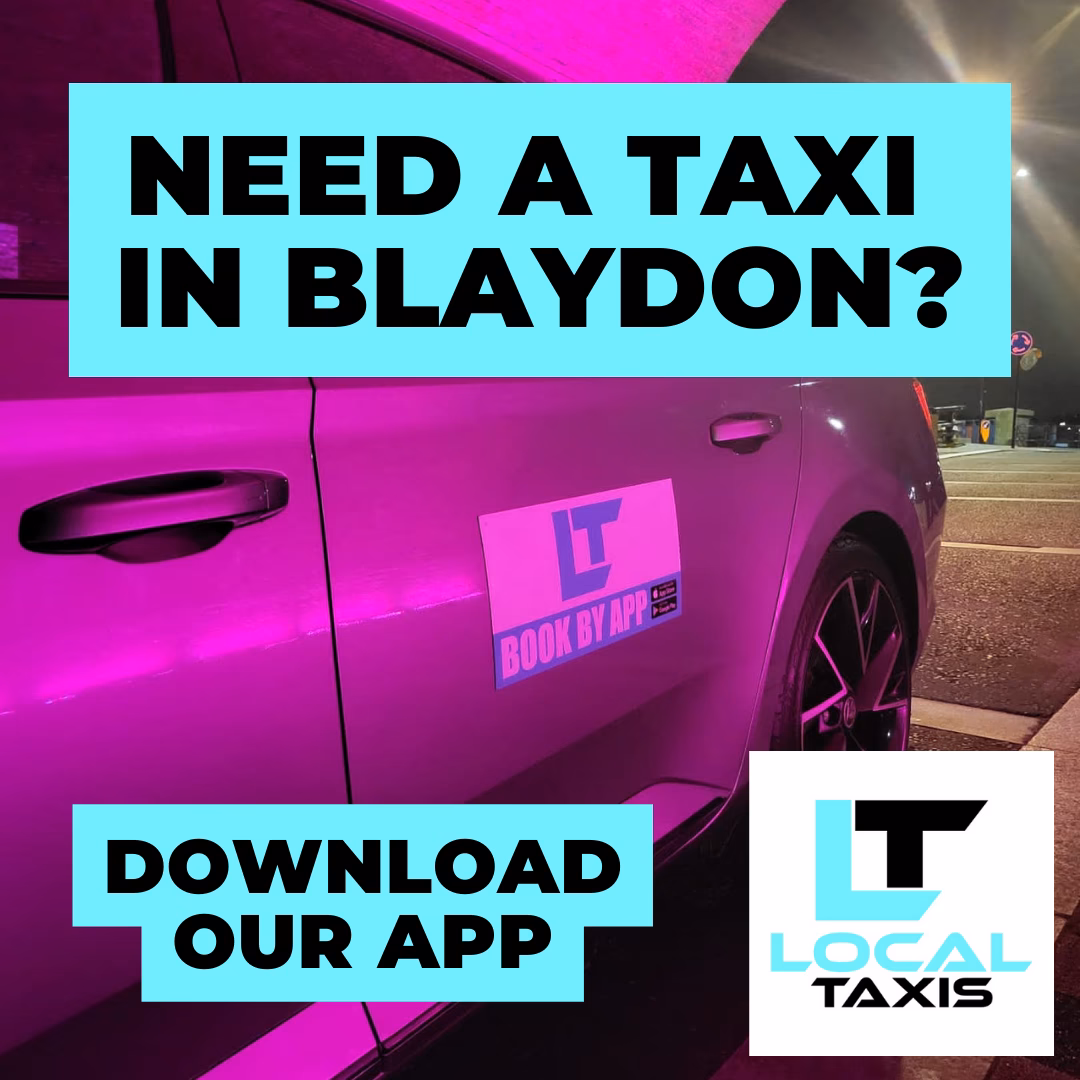 How do I book a car in Blaydon Gateshead?