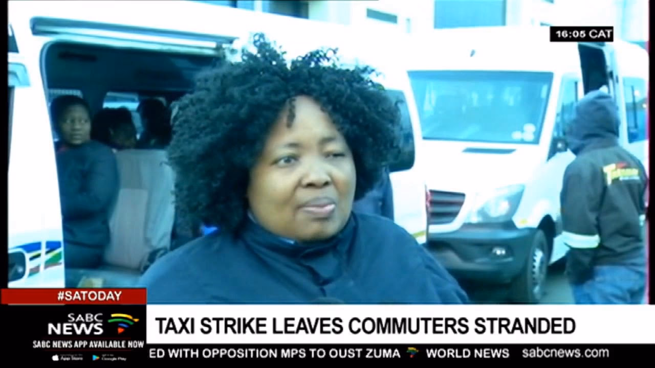 Why are taxi drivers on strike?