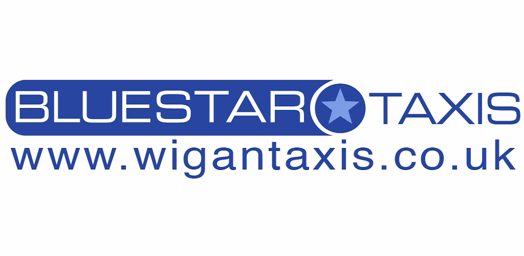 Where can I find Bluestar taxis in Wigan?