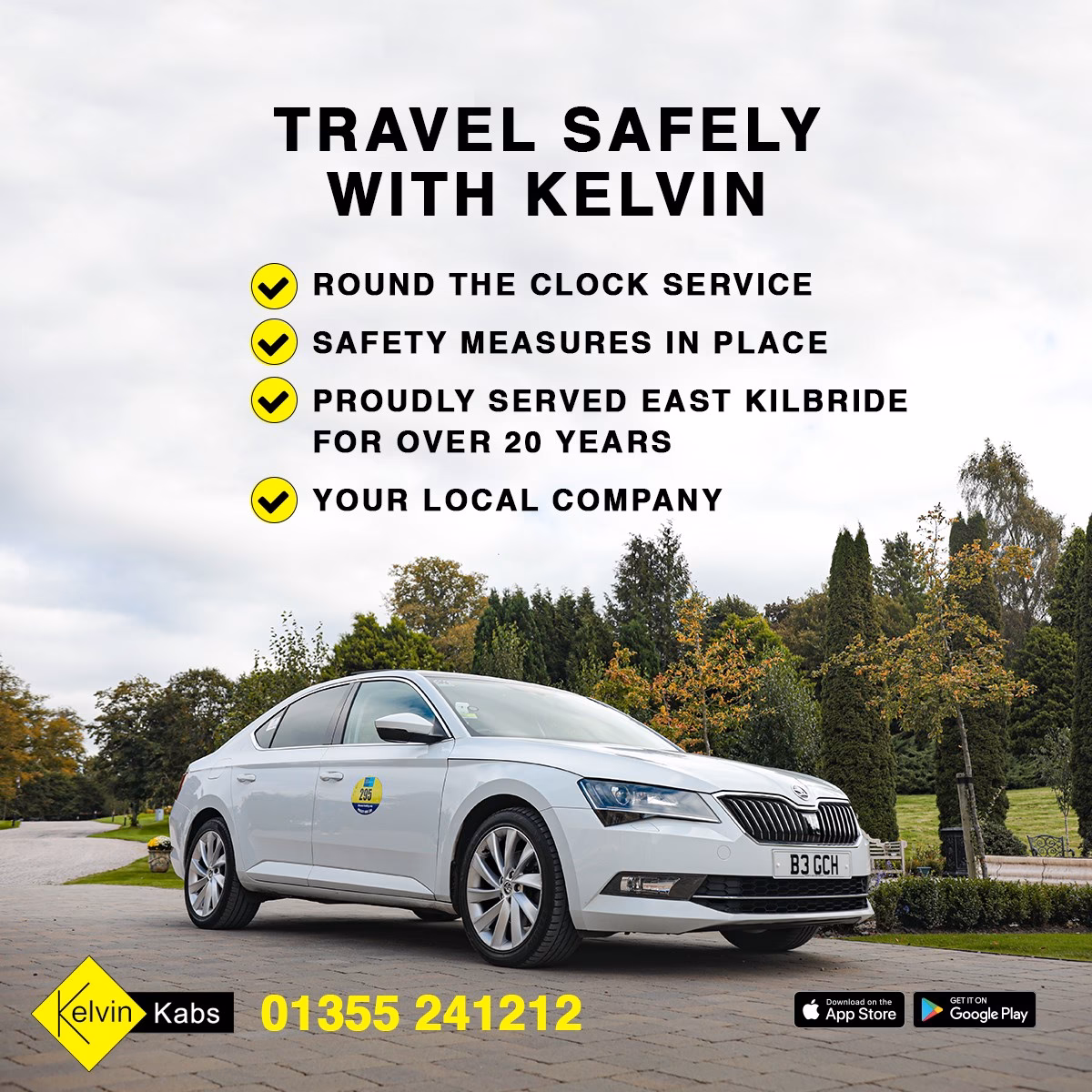 Can You book a cab in East Kilbride with Uber?