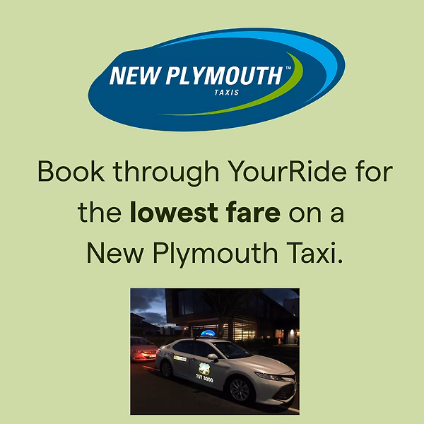 How do I get a cab around New Plymouth?