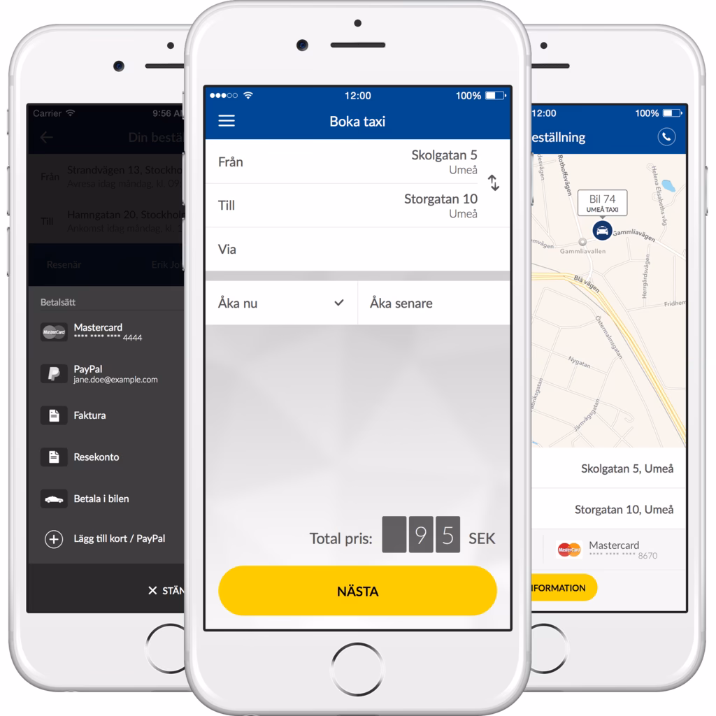 Where can I get a transfer from Ume airport?