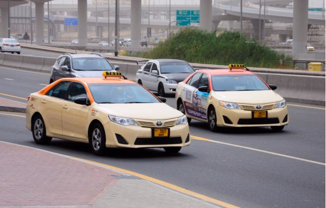 Can you take a taxi from Dubai to Abu Dhabi?