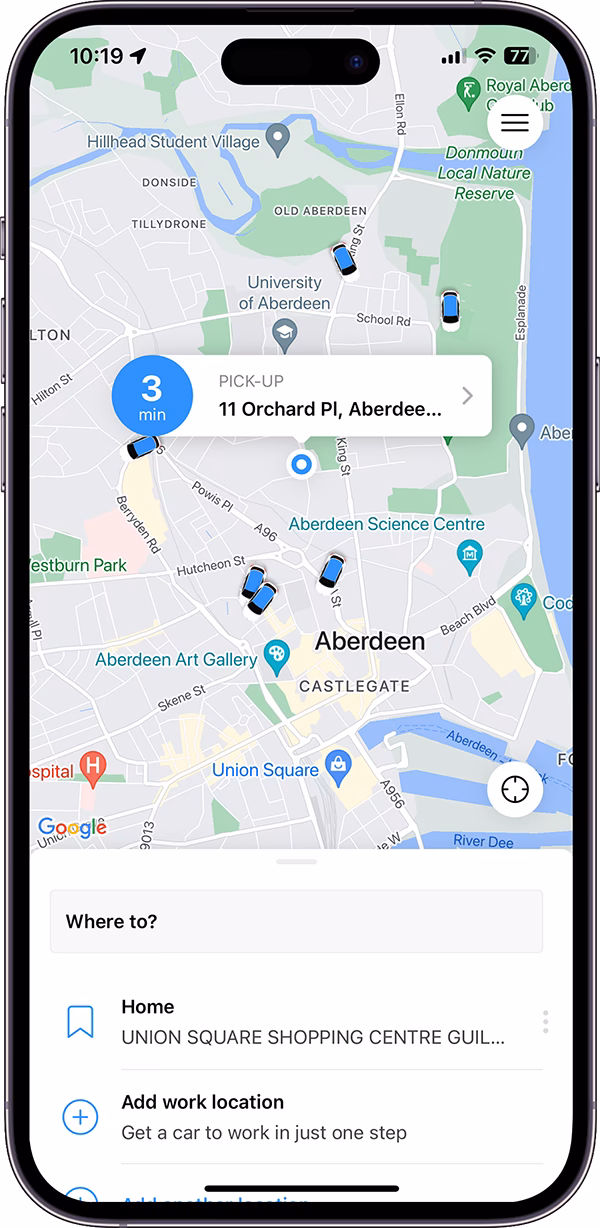 How do I book a wheelchair-accessible taxi in Aberdeen?