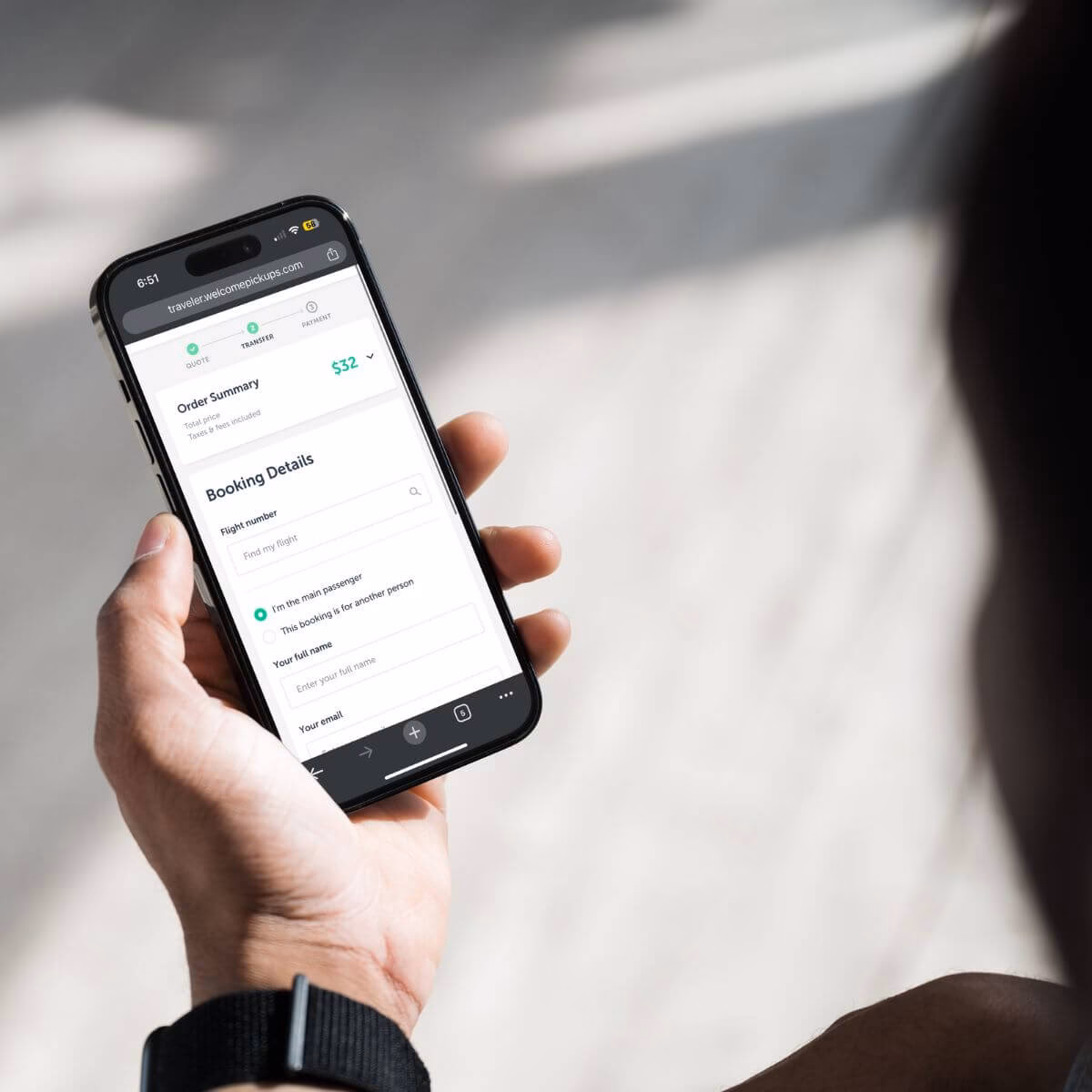 How do I book a private transfer?