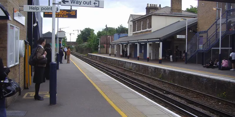 Where is the ticket office at Brentford station?