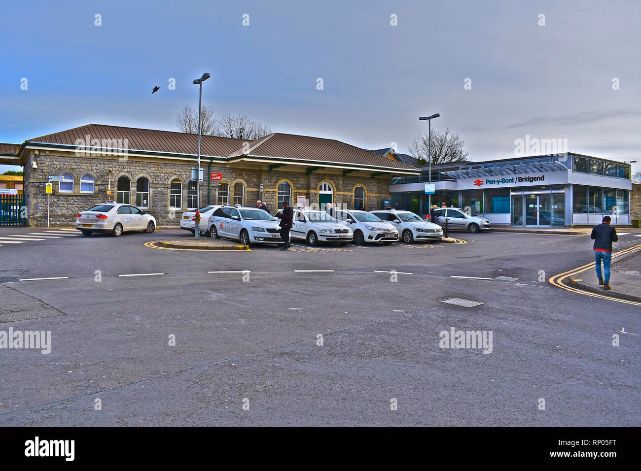 How do I get from Bridgend station to Cardiff Airport?