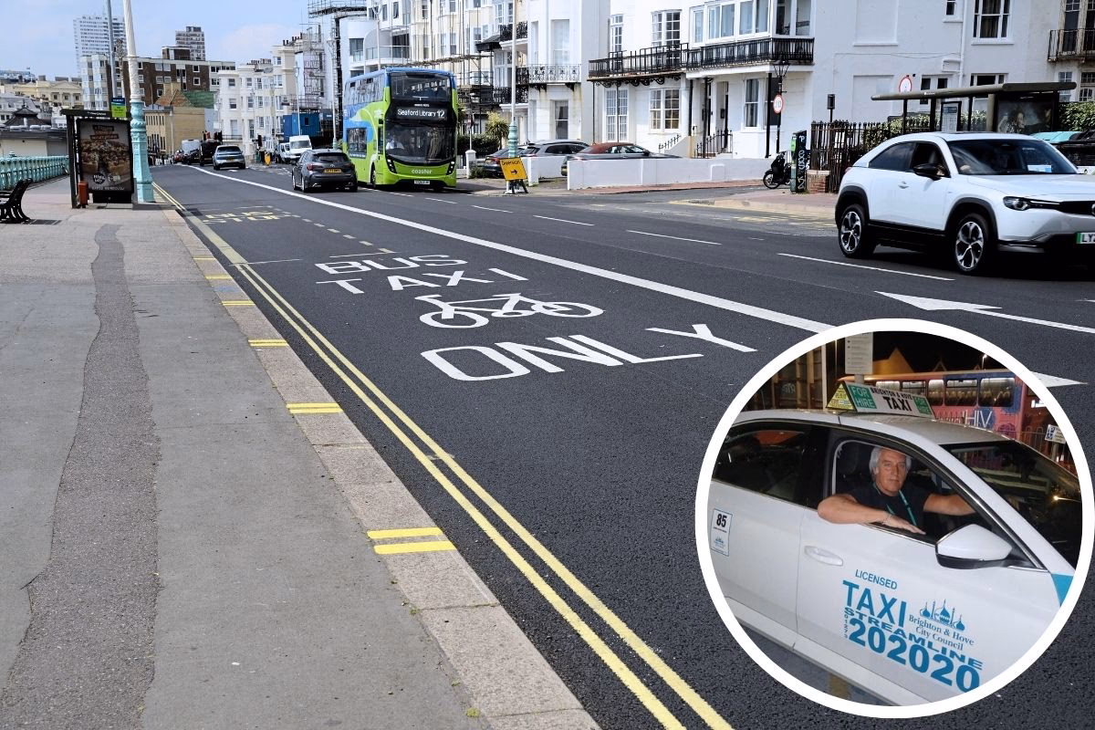 How many bus lane cameras are there in Brighton & Hove?
