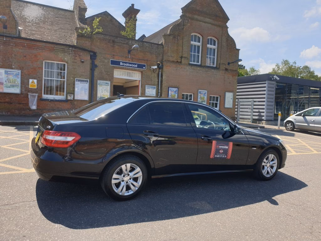 Where is the ticket office at Brookwood station?