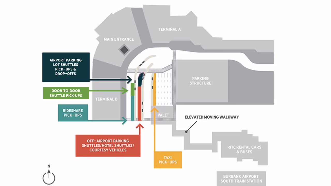 How much does a flight to Burbank cost?