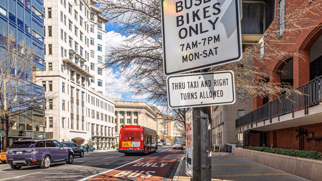What is a bus lane and moving traffic enforcement policy?