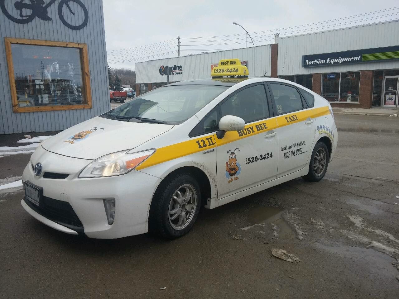 How do I get a driver at Busy Bee taxi?