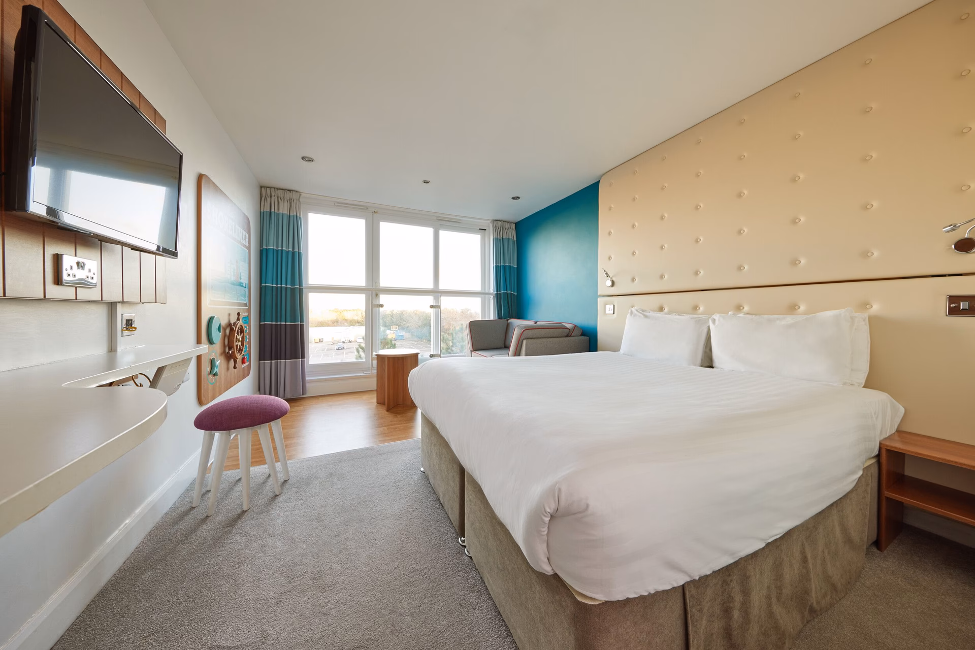 What type of accommodation do you stay in in Butlins?
