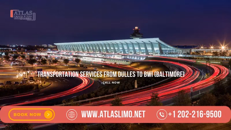 Is there a direct connection from Washington Dulles Airport to Baltimore Airport?
