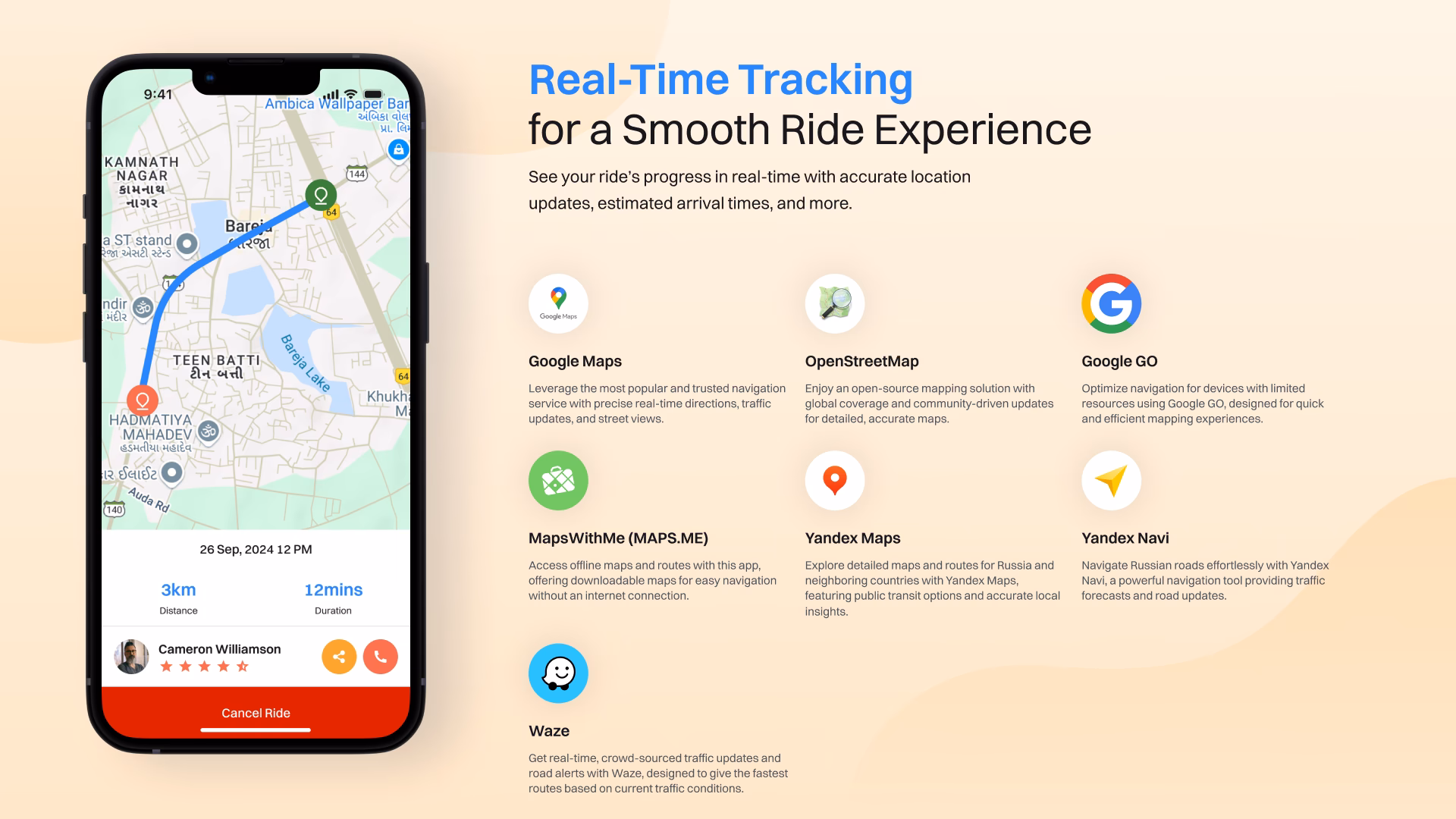 What is the cabme taxi app?