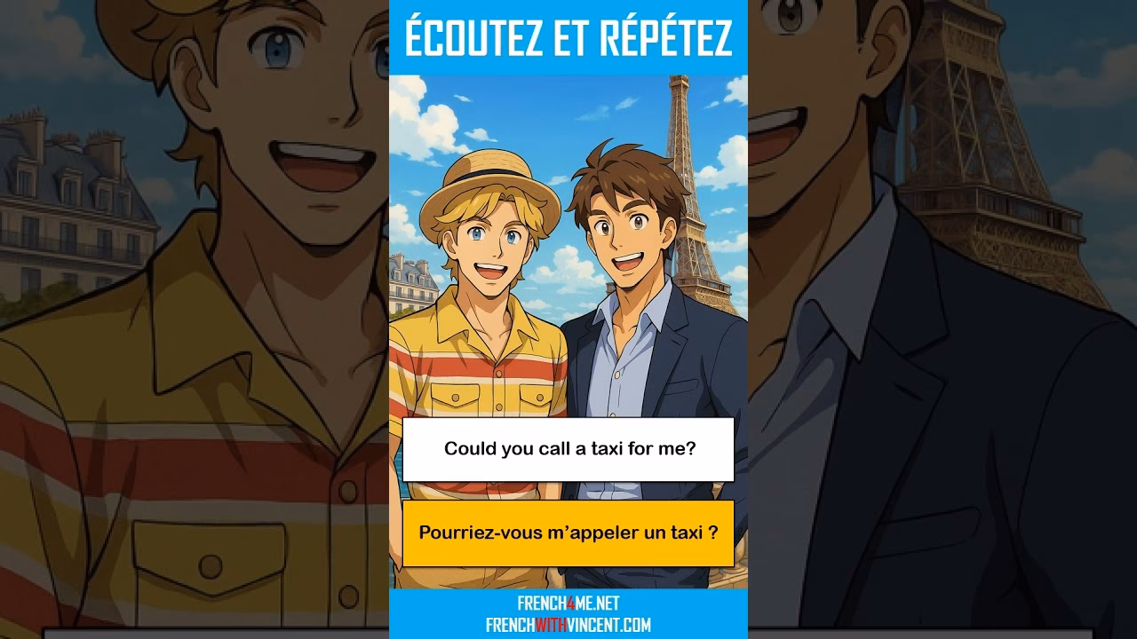 What does 'call me a taxi' mean in French?