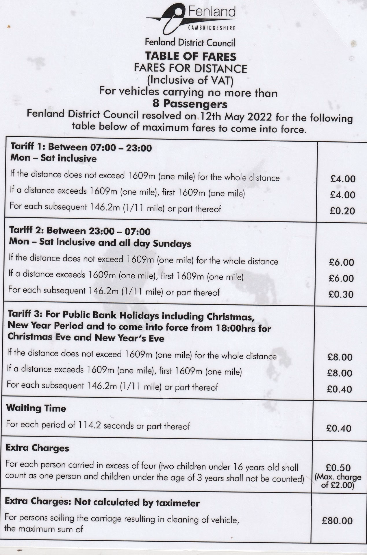 What is Chatteris taxi?