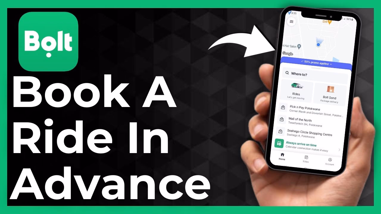 How do I schedule a bolt ride in advance?