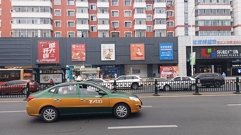 Can I hail a taxi in Harbin?