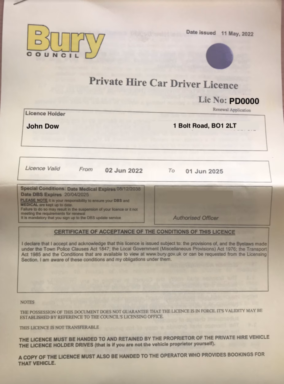 Should taxi drivers be required to be licensed?