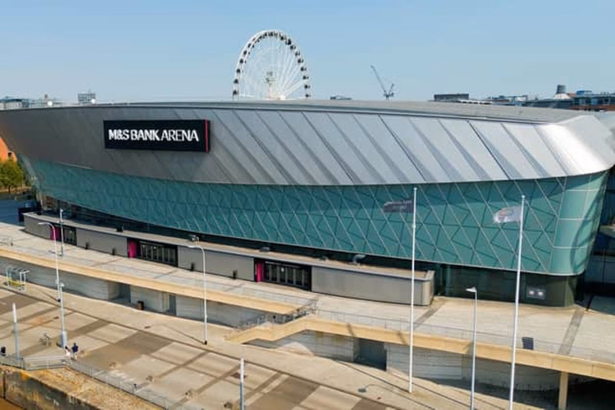 Where are the bike stands at M&S Bank Arena?