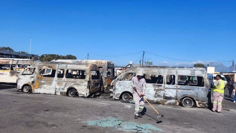 What happened at the Nyanga taxi rank?