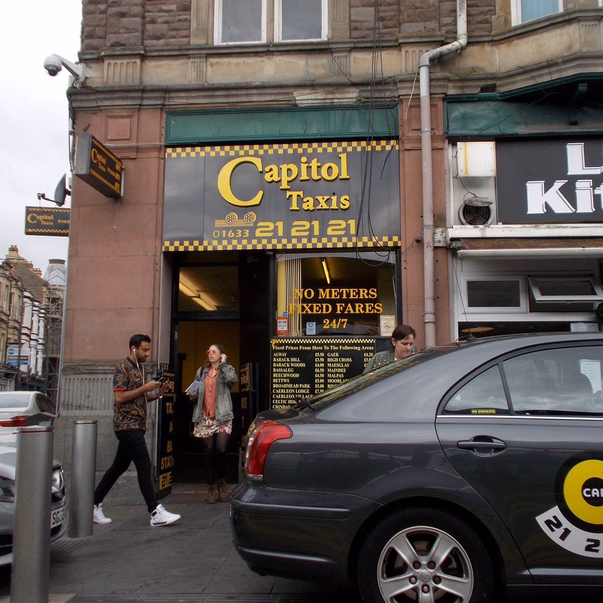 Where does Capitol Taxi Go?