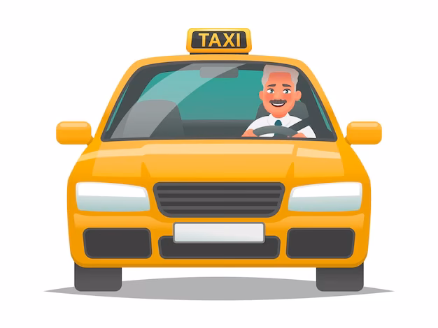 How does a taxi work in Polish car driving?