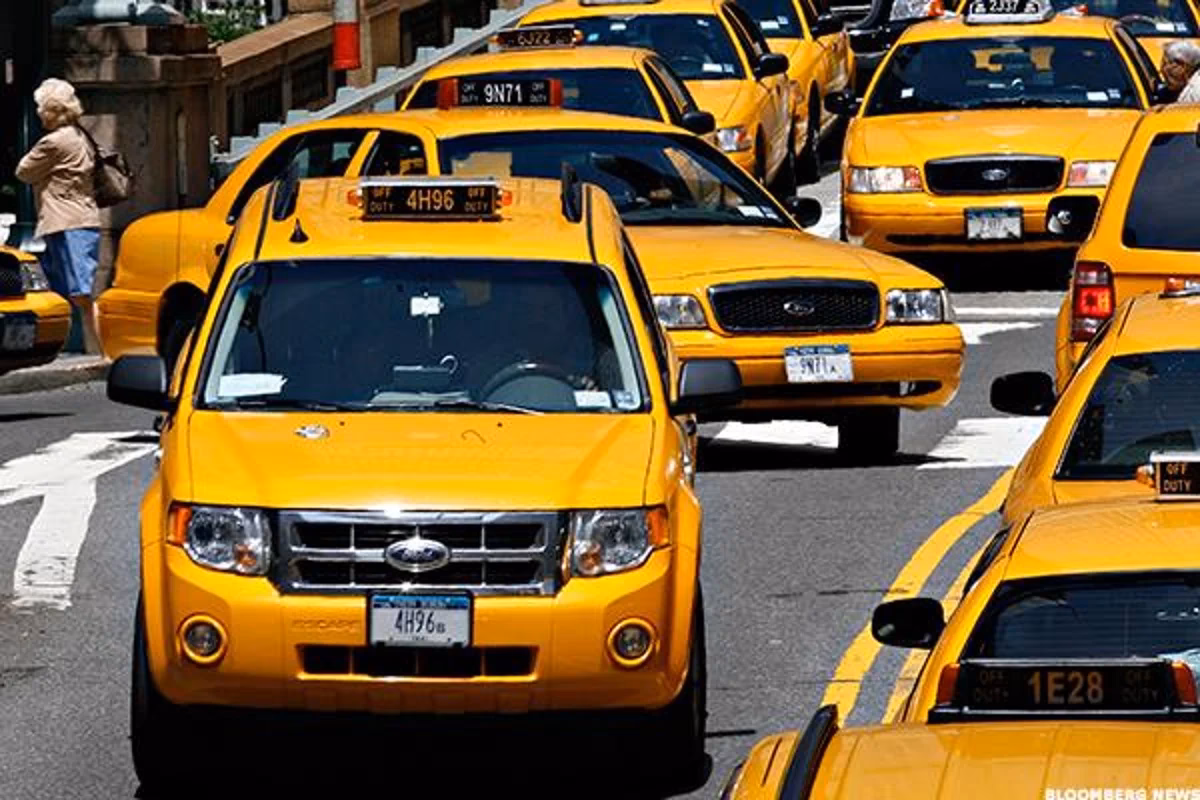 Why are taxi cabs painted yellow?