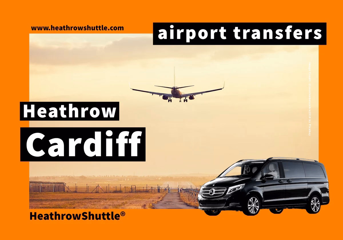 How much does a taxi cost from Heathrow Airport to Cardiff?