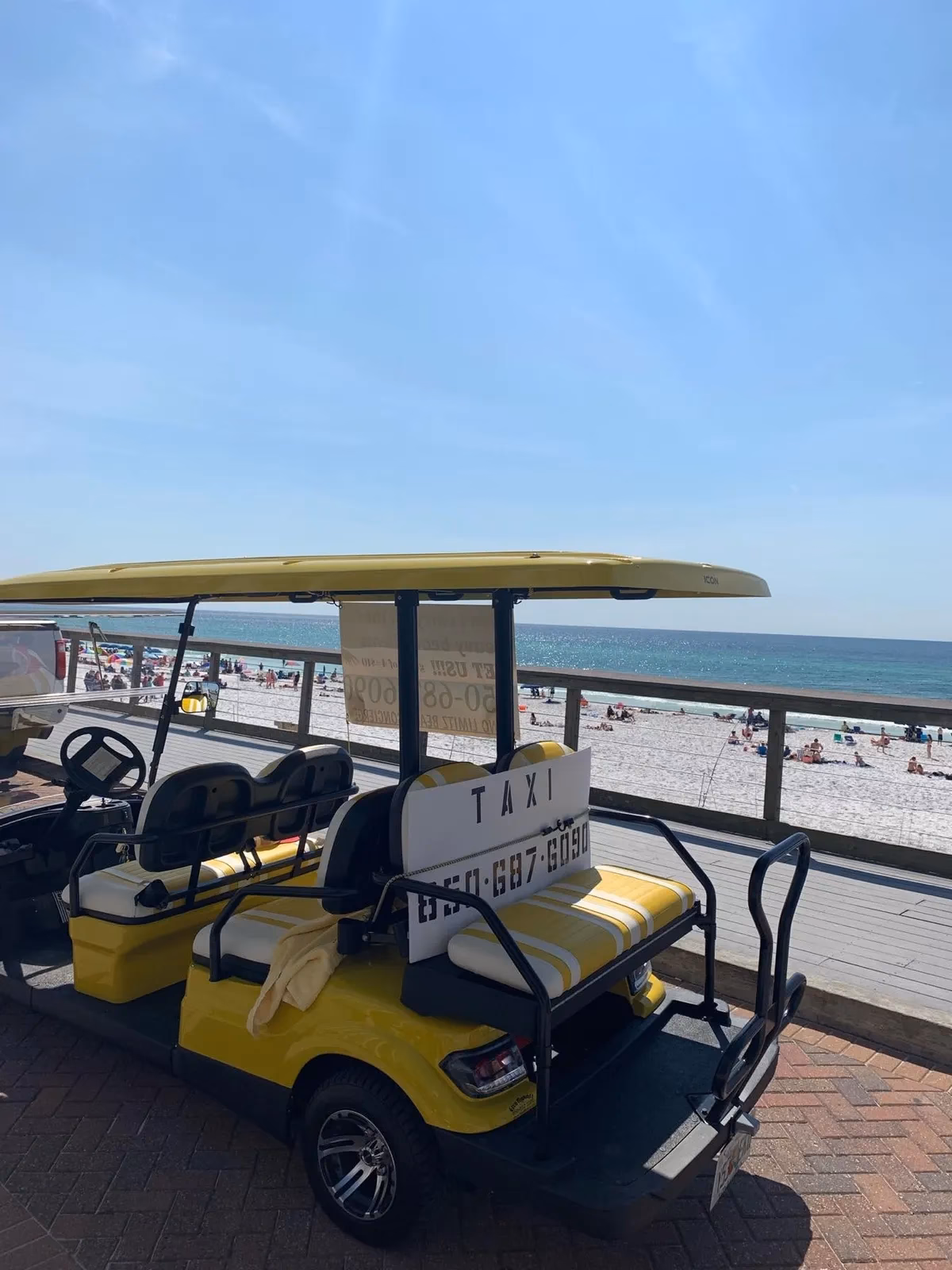 Can you use a golf cart as a taxicab in Charleston?