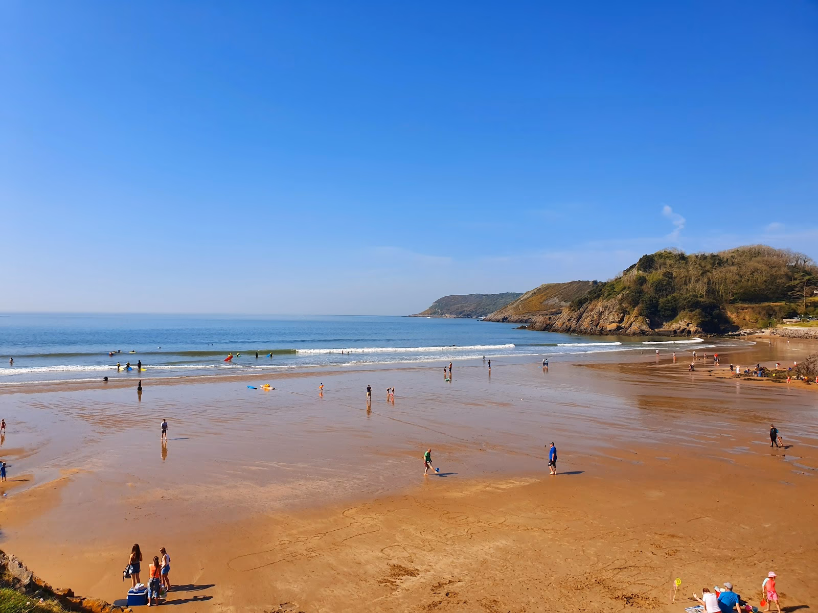 Where is Caswell Bay car park?