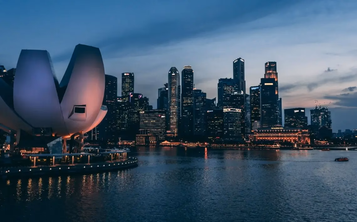 How far is Singapore Changi Airport from Marina Bay Cruise Centre Singapore?