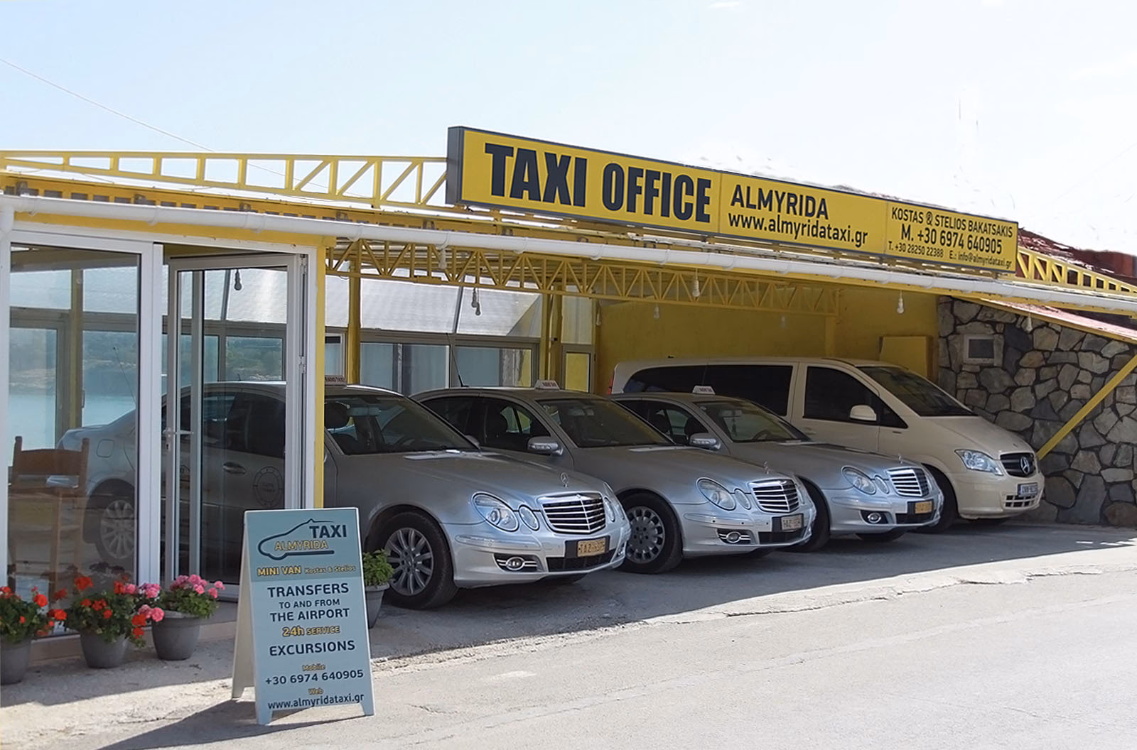 How to get from Almyrida to Chania?