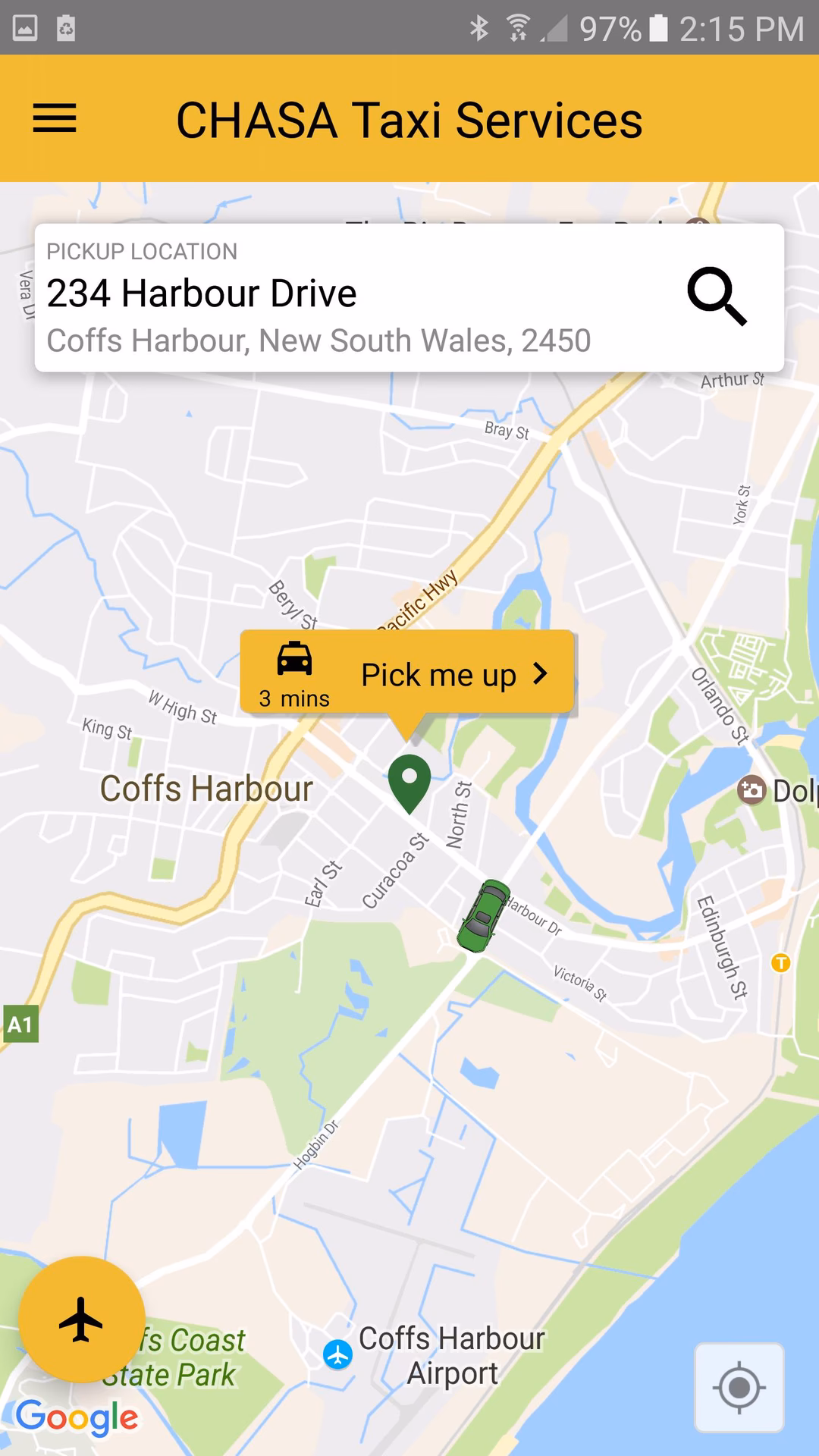 Where can I find information about Coffs Harbour Airport?