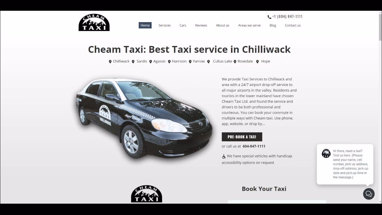 Do you use Cheam taxi?