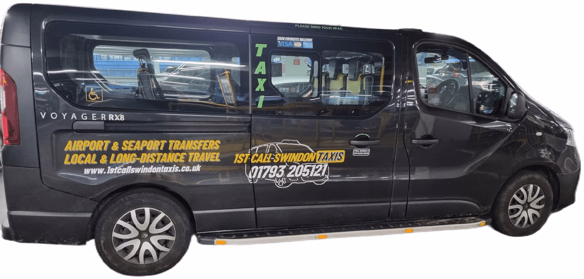 Where can I get a cab in Swindon Town FC?