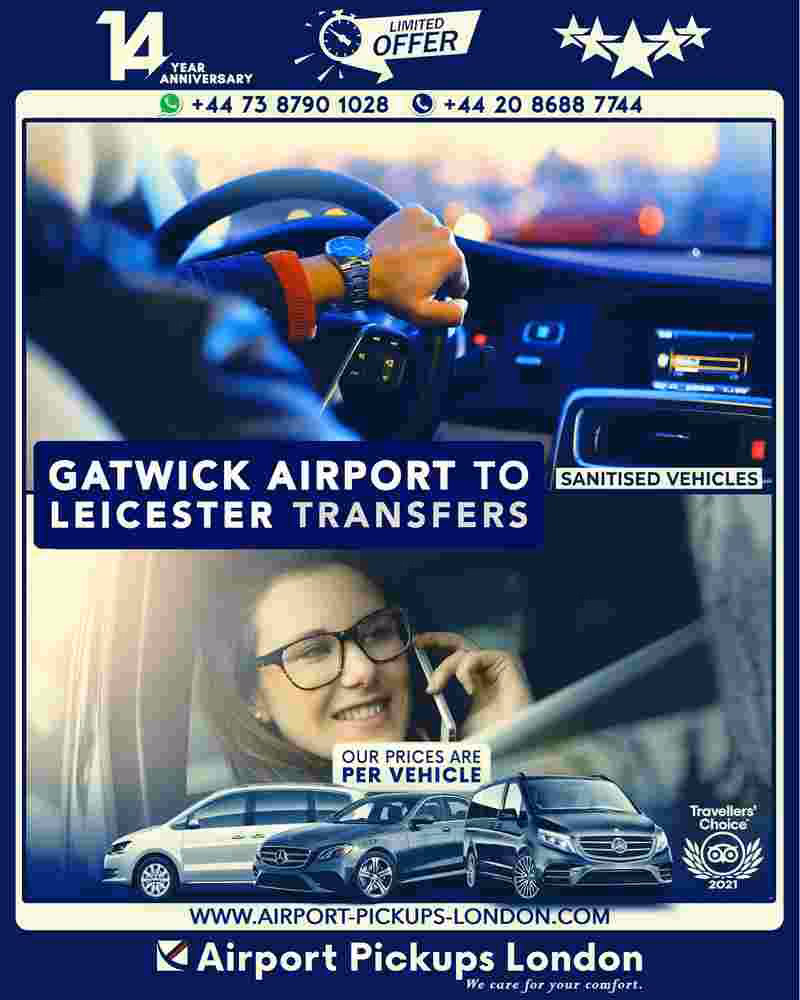 How to get from Leicester to Gatwick Airport by train?